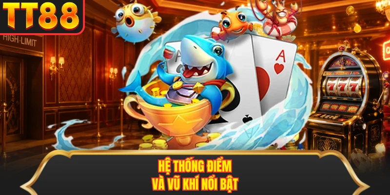 Hệ thống điểm và vũ khí nổi bật