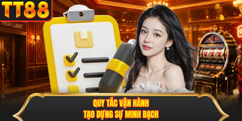 Quy tắc vận hành tạo dựng sự minh bạch