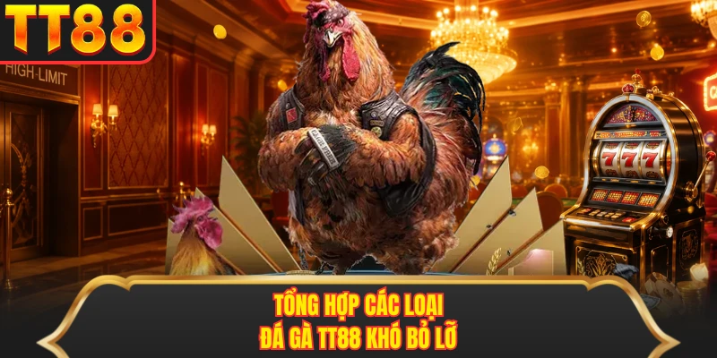 Tổng hợp các loại đá gà TT88 khó bỏ lỡ